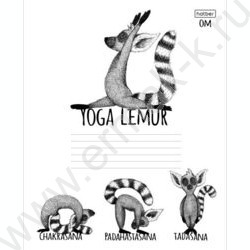 Тетрадь  24л линейка "Animals Yoga" 5видов | Фото 5