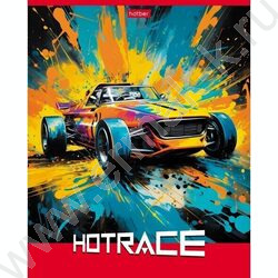 Тетрадь  40л линейка "Горячие гонки" ассорти | Фото 2