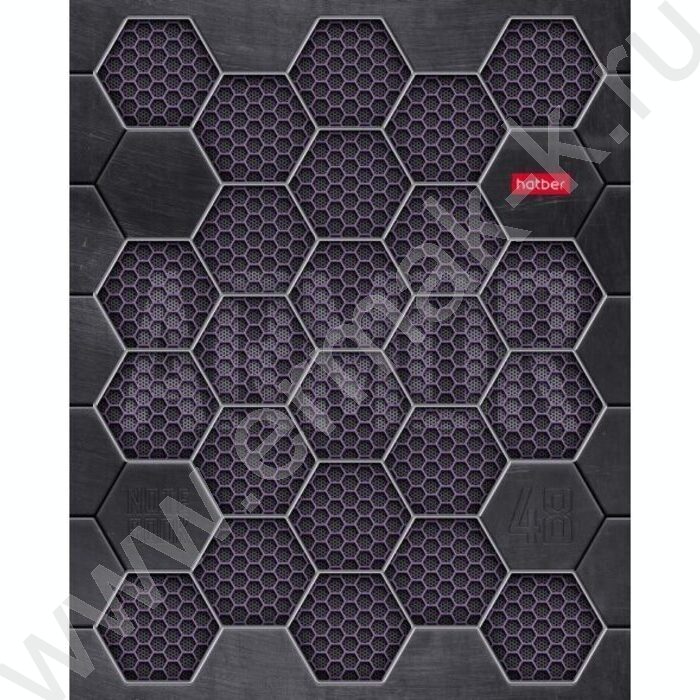 Тетрадь  48л клетка "Векторные линии" /3D лак /мат.лам. /5видов | Фото 2