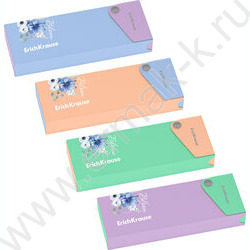 Пенал пластиковый Matt Pastel Bloom /микс цветов, ассорти | Фото 1