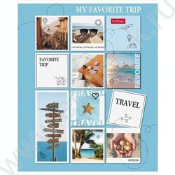 Тетрадь  80л линейка "TRAVEL" | Фото 1