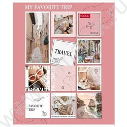 Тетрадь  80л линейка "TRAVEL" | Фото 2