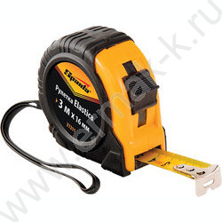 Рулетка измерительная 3,0м*16мм, "Elastica" /обрезиненный корпус | Фото 1