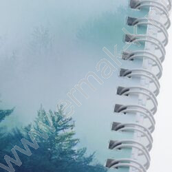 Тетрадь  96л А5 клетка/спираль "Тайны дикой природы" /двойная: 1-я обложка:выб.лак,2-я обложка-р | Фото 7