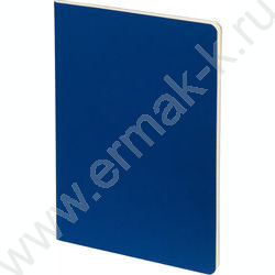 Тетрадь  60л клетка "Megapolis Velvet.Flex Синий" 70 г/м2 бежевая бумага | Фото 1