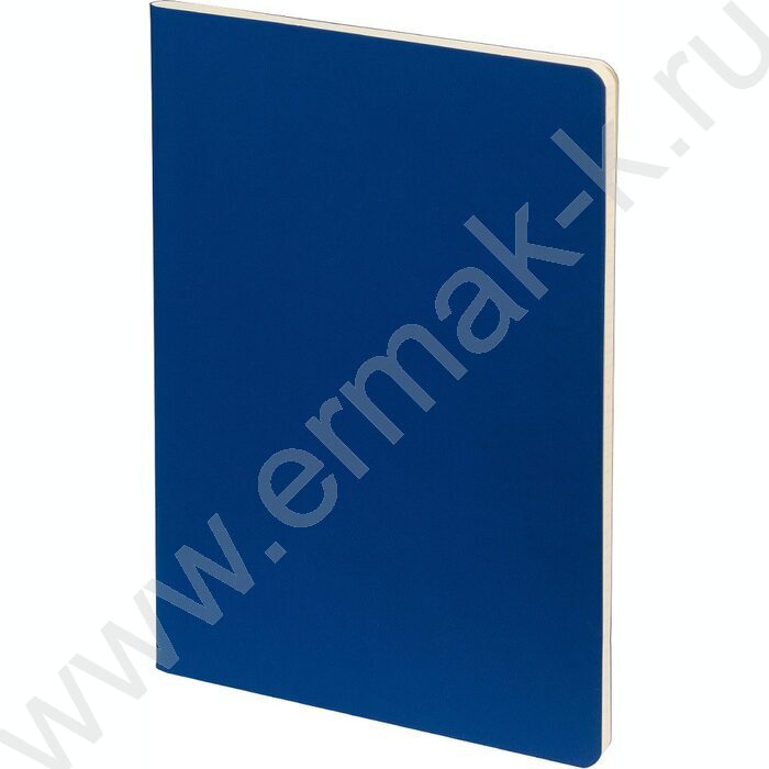 Тетрадь  60л клетка "Megapolis Velvet.Flex Синий" 70 г/м2 бежевая бумага | Фото 1