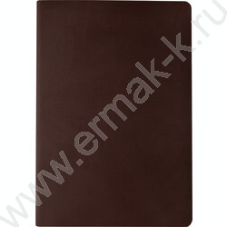 Тетрадь  60л клетка "Megapolis Velvet.Flex Коричневый" 70 г/м2 бежевая бумага | Фото 2