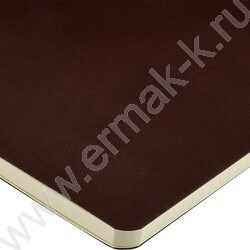 Тетрадь  60л клетка "Megapolis Velvet.Flex Коричневый" 70 г/м2 бежевая бумага | Фото 4