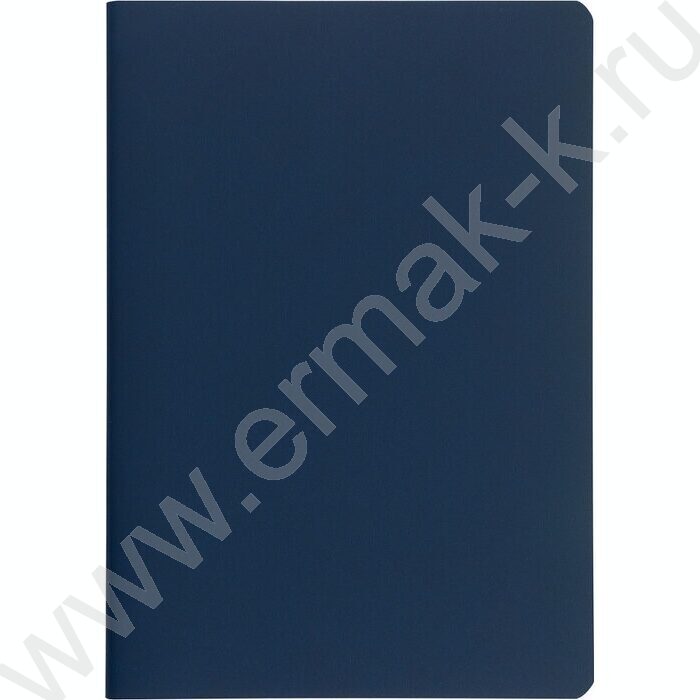 Тетрадь  60л клетка "Megapolis Velvet.Flex Темно-синий" 70 г/м2 бежевая бумага | Фото 2