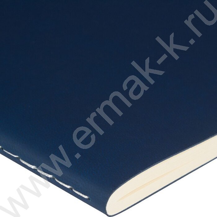 Тетрадь  60л клетка "Megapolis Velvet.Flex Темно-синий" 70 г/м2 бежевая бумага | Фото 3