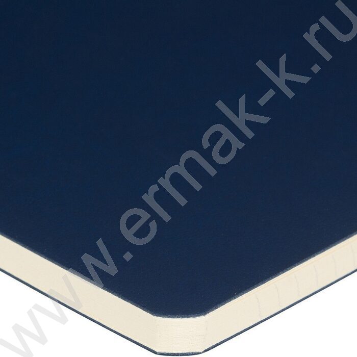 Тетрадь  60л клетка "Megapolis Velvet.Flex Темно-синий" 70 г/м2 бежевая бумага | Фото 4