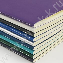 Тетрадь  60л клетка "Megapolis Velvet.Flex Темно-синий" 70 г/м2 бежевая бумага | Фото 6