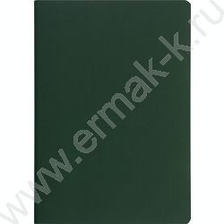Тетрадь  60л клетка "Megapolis Velvet.Flex Темно-зеленый" 70 г/м2 бежевая бумага | Фото 2