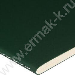 Тетрадь  60л клетка "Megapolis Velvet.Flex Темно-зеленый" 70 г/м2 бежевая бумага | Фото 3