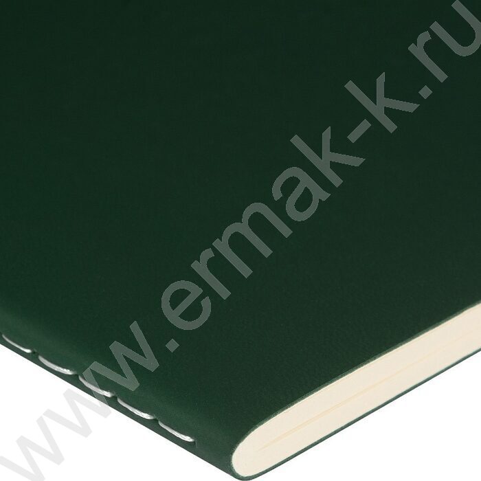 Тетрадь  60л клетка "Megapolis Velvet.Flex Темно-зеленый" 70 г/м2 бежевая бумага | Фото 3