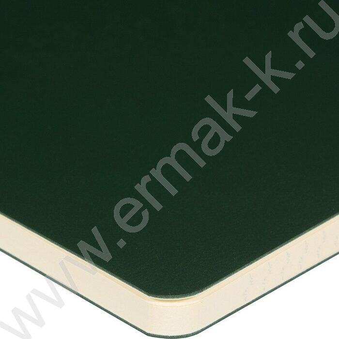 Тетрадь  60л клетка "Megapolis Velvet.Flex Темно-зеленый" 70 г/м2 бежевая бумага | Фото 4