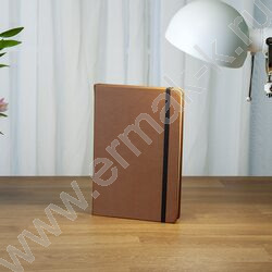 Ежедневник н/дат А5 160л Megapolis Velvet светло-коричневый /резинка/тонир.блок/ляссе/конверт/ | Фото 8