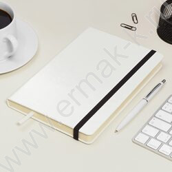 Ежедневник н/дат А5 160л Megapolis Velvet белый /резинка/тонир.блок/ляссе/конверт/ | Фото 6