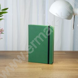 Ежедневник н/дат А5 160л Megapolis Velvet зеленый /резинка/тонир.блок/ляссе/конверт/ | Фото 7