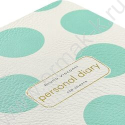 Ежедневник н/дат А5 128л Mint polka dots | Фото 3