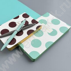 Ежедневник н/дат А5 128л Mint polka dots | Фото 7