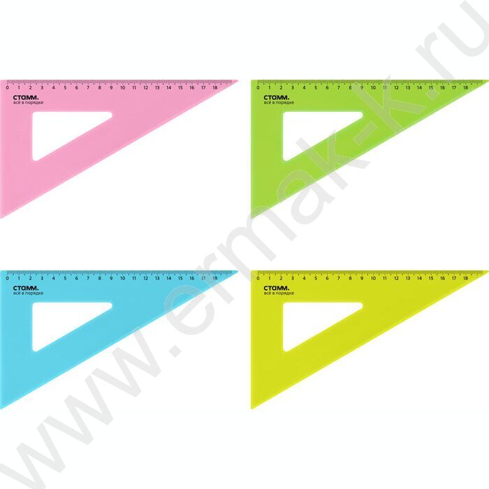 Треугольник пл. 30*18см цв прозр | Фото 1