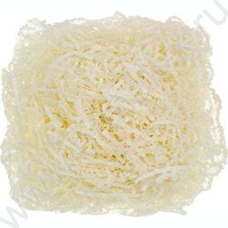 Бумажный наполнитель Пергамент белый  50г ширина 3 мм | Фото 1