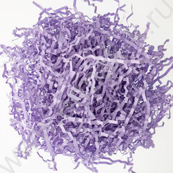 Бумажный наполнитель Пастель фиолетовый  50г ширина 3 мм | Фото 1