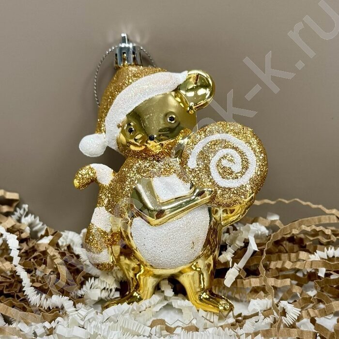 Новогодний сувенир "Мышка" 8*4*12,5см | Фото 3
