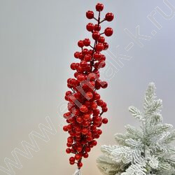Новогодний сувенир "Ветка c ягодами"  80см NEW | Фото 2