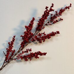 Новогодний сувенир "Ветка c ягодами"  70см NEW | Фото 2