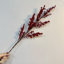 Новогодний сувенир "Ветка c ягодами"  70см NEW | Фото 5