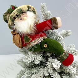 Новогодний сувенир "Снеговик или Дед - зажим для штор" NEW | Фото 2