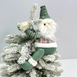 Новогодний сувенир "Снеговик или Дед - зажим для штор" NEW | Фото 2