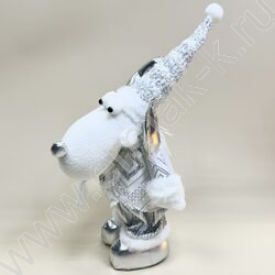 Новогодний сувенир "Белый олень"  38см NEW | Фото 2
