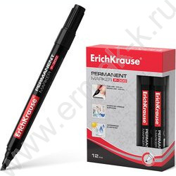 Маркер перм. /черный/ 4мм косой P-300   | Фото 2