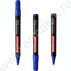 Маркер перм. /синий/ 4мм косой P-300   | Фото 1