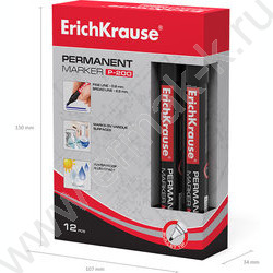 Маркер перм. /черный/ 1,5мм круг P-200   | Фото 5