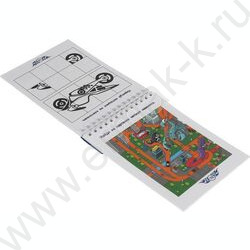 Книжка Блокнот 50 игр в дорогу.HotWheels.Супергонка | Фото 3