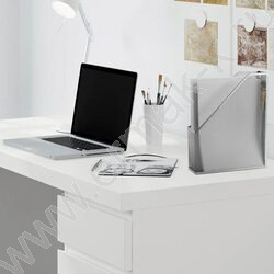 Лоток настенный сетчатый (метал) серебристый, А4, "Germanium", 250*72*315 мм | Фото 4