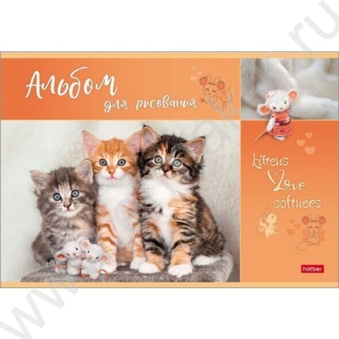 Альбом д/рисования 16л "Мяу-Котики" 5видов | Фото 1