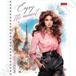 Тетрадь  48л линейка/спираль "Незнакомки" 4вида | Фото 2