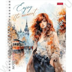 Тетрадь  48л линейка/спираль "Незнакомки" 4вида | Фото 3