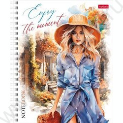 Тетрадь  48л линейка/спираль "Незнакомки" 4вида | Фото 4