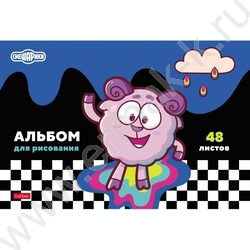 Альбом д/рисования 48л "Смешарики" ассорти | Фото 1