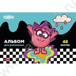 Альбом д/рисования 48л "Смешарики" ассорти | Фото 2