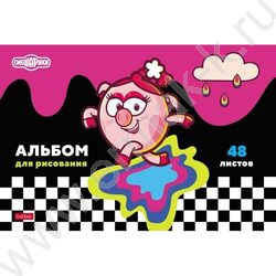Альбом д/рисования 48л "Смешарики" ассорти | Фото 4