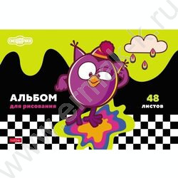 Альбом д/рисования 48л "Смешарики" ассорти | Фото 5