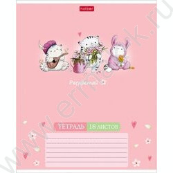 Тетрадь  18л клетка "Приключения кота Пирожка"  5видов | Фото 2