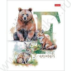 Тетрадь  96л клетка "Из жизни дикой природы" /мат.лам. /5видов | Фото 5